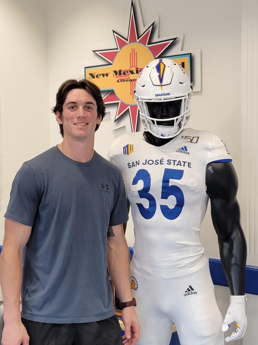 After a great conversation with <a href="/coachmattadkins/">Matt Adkins</a> and <a href="/CoachBrennan/">Coach Brennan</a> I am blessed to receive a scholarship offer to San Jose State University!🏈 <a href="/Coach_Ohout/">Coach O</a> <a href="/mmorrishc/">Michael Morris</a> <a href="/ARCBeaverBall/">American River College Football</a>