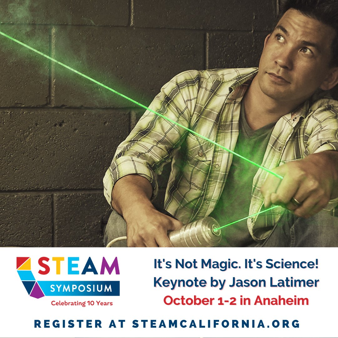 ImpossibleSciTV's tweet image. #CASTEAM22, you ready? 🙌

#ImpossibleScience is so excited to join other #STEAM enthusiasts at the 2022 California STEAM Symposium in October!

Magic inspires wonder &amp;amp; wonder changes the 🌎. Register using the code WONDER for $100 off at steamcalifornia.org.

@CDEfoundation