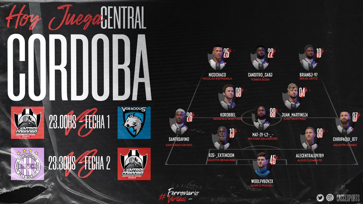 PRIMERA DOBLE FECHA!!!

El ferroviario va estar disputando las dos primeras fechas de liga contra <a href="/VoraciousGG/">Voracious</a> y <a href="/Sacachispas_es/">Sacachispas eSports</a>

#ArrancaIESA 🤟🏻🚂