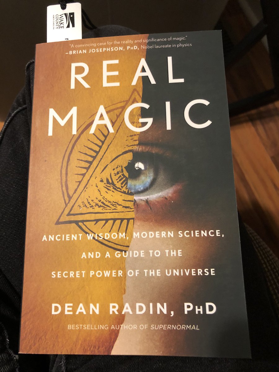 N2Morock's tweet photo. My to-be-read pile is HUGE! And this is the one I’ve picked. I’m hoping to interview the author one day. #PodcastBucketList #parapsychology @DeanRadin #IONS https://t.co/zwotDBSJMm