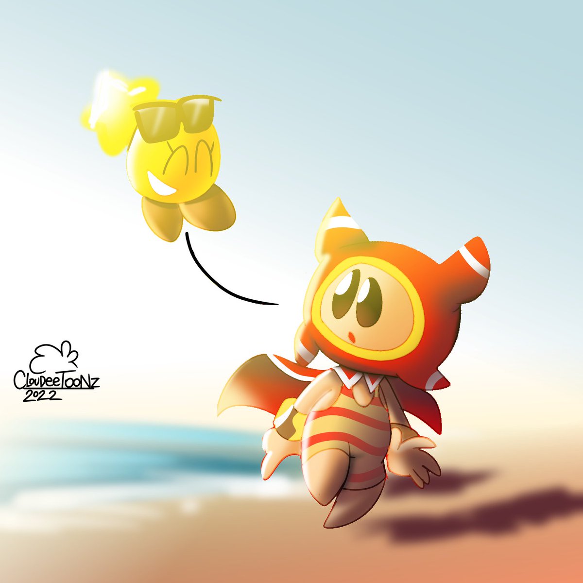 CottonBuzzKill's tweet photo. Fun in the sun

#MarioAndLuigiRPG #Dreambert #Starlow https://t.co/hDWNWZTC6t
