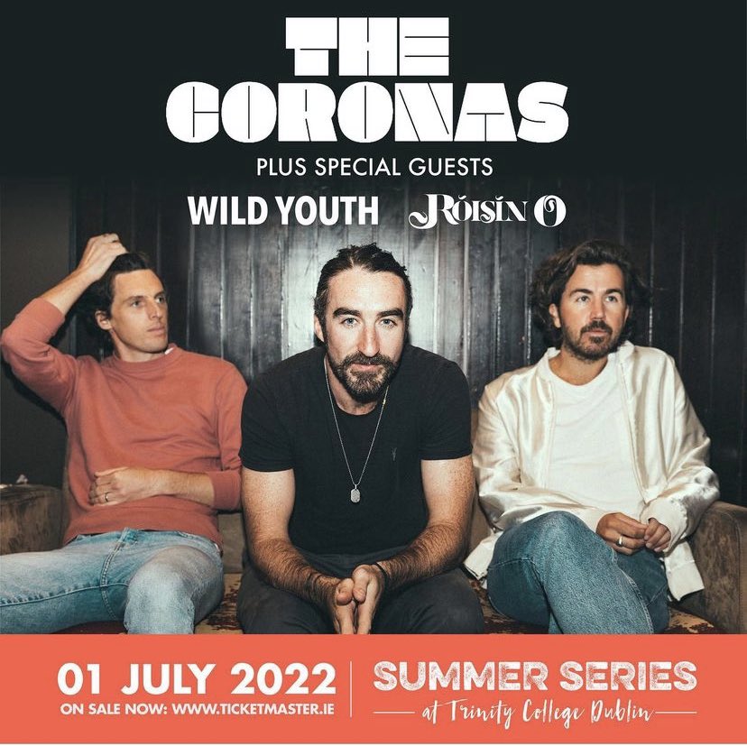Róisín O (@roisinomusic) on Twitter photo BUZZING to be part of this gig in trinity with <a href="/TheCoronas/">The Coronas</a> and <a href="/bandwildyouth/">Wild Youth</a> tomorrow … I’ll be opening the show at 6.45! Who’s coming?! BUZZING to be part of this gig in trinity with <a href="/TheCoronas/">The Coronas</a> and <a href="/bandwildyouth/">Wild Youth</a> tomorrow … I’ll be opening the show at 6.45! Who’s coming?!