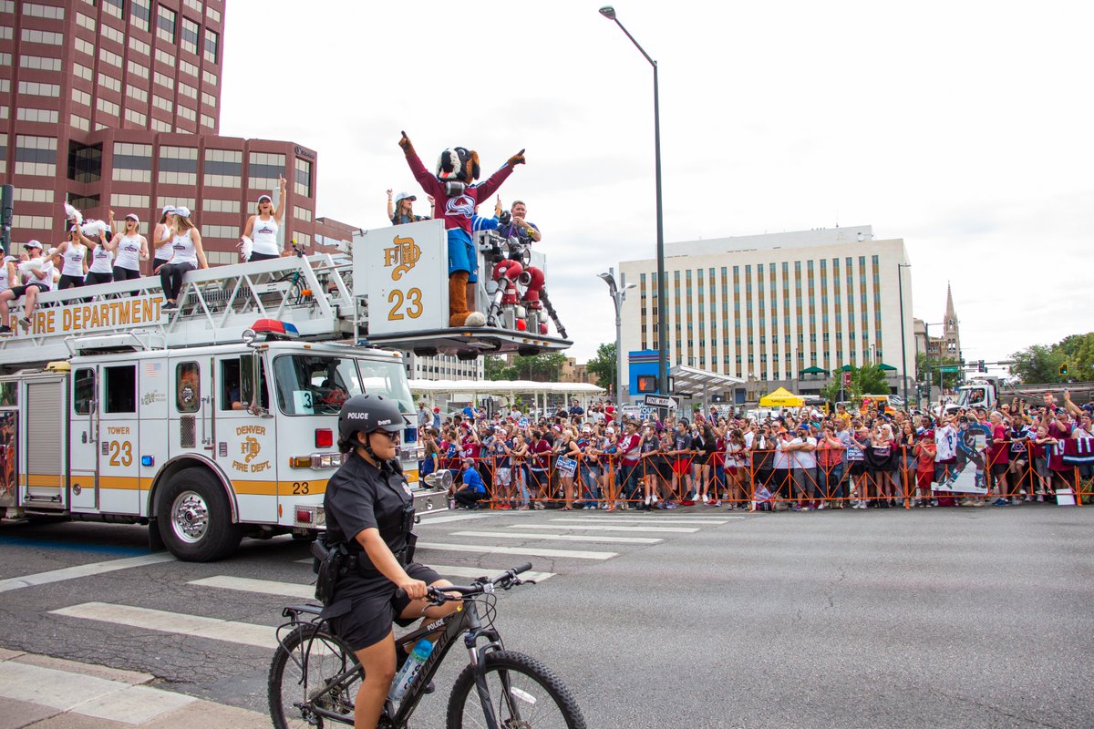 An exciting day in Colorado for hockey fans! The Stanley Cup victory parade was held today in Denver after a long 21 year wait following the Colorado <a href="/Avalanche/">z - Colorado Avalanche</a>'s last Cup win in 2001. The franchise has won 3 Stanley Cups total since moving to Colorado in 1995. #NHL #stanleycup