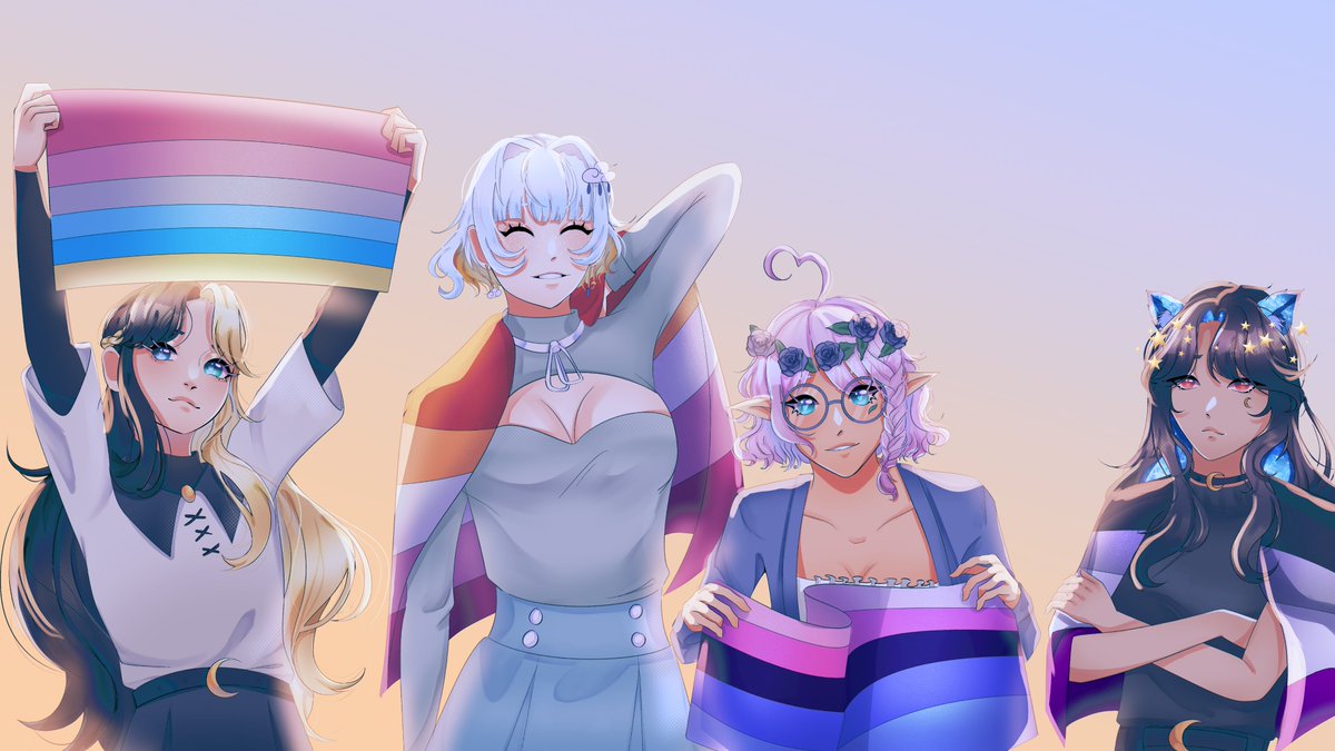 AsterixeSings's tweet photo. ┍━━━━━━━━»•» 🏳️🌈 «•«━┑
Our flags make us who we are.
┕━»•» 🏳️🌈 «•«━━━━━━━━┙
-
Happy Pride everyone, we hope you all continue to celebrate and enjoy every new day!
~
🖌️: @UmberDoodles
#asterixeart #UmberDoodles #artstro #Cyllustration https://t.co/K1arT8YFBY