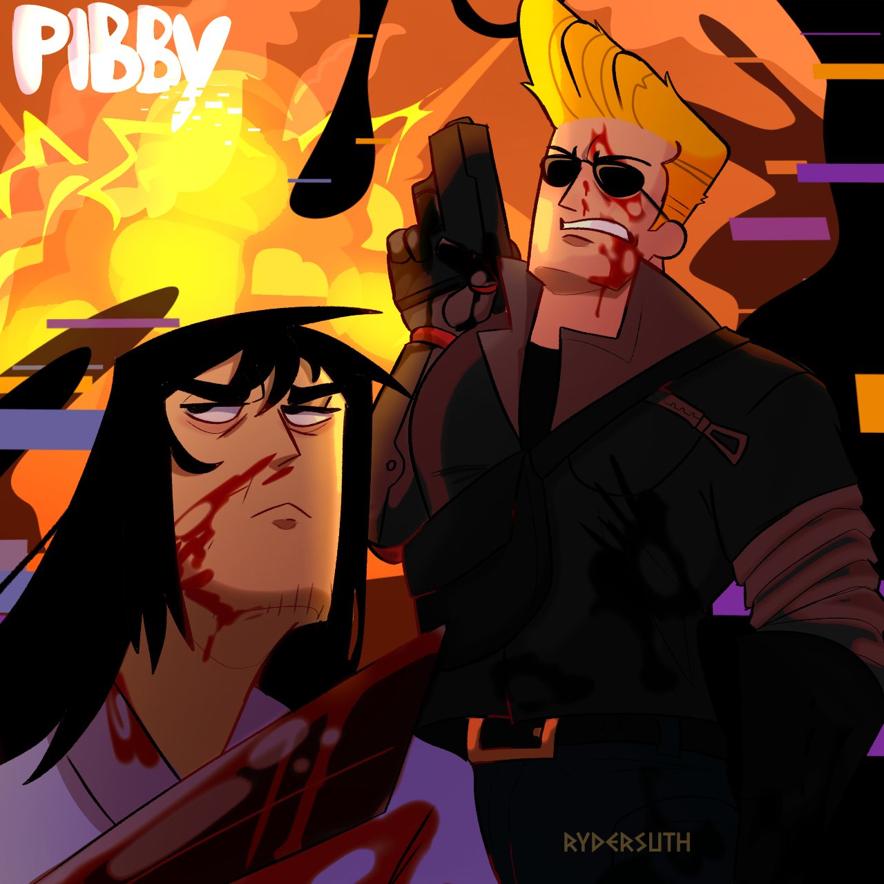 So that pibby apocalypse mod, yeah it's good to play it.(art by me