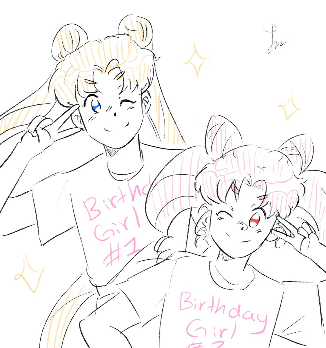 doodles for the birthday girls #sailormoon 