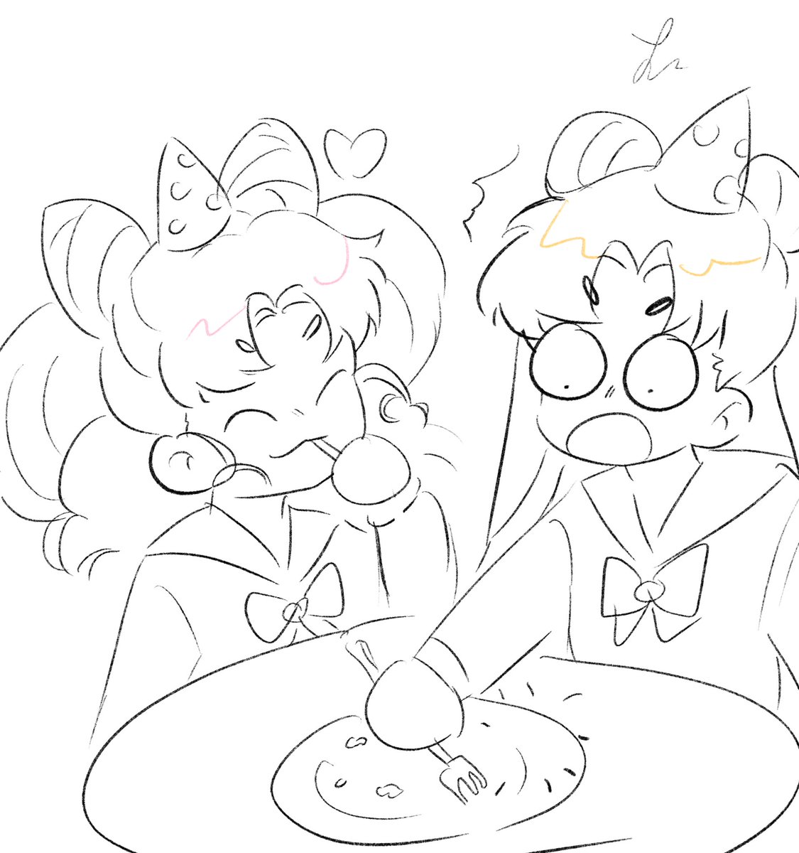 doodles for the birthday girls #sailormoon 