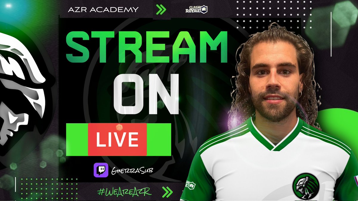 AZRAcademy's tweet photo. Estamos en vivo 🔥
hacemos debut en la @Awki_Cup frente a @AS_Gaming2

¡Vamos por la víctoria! 
🔗 https://t.co/uenueHaaQe

#GoAzR ⚡ #ClashRoyale https://t.co/NEsBpsFQgc