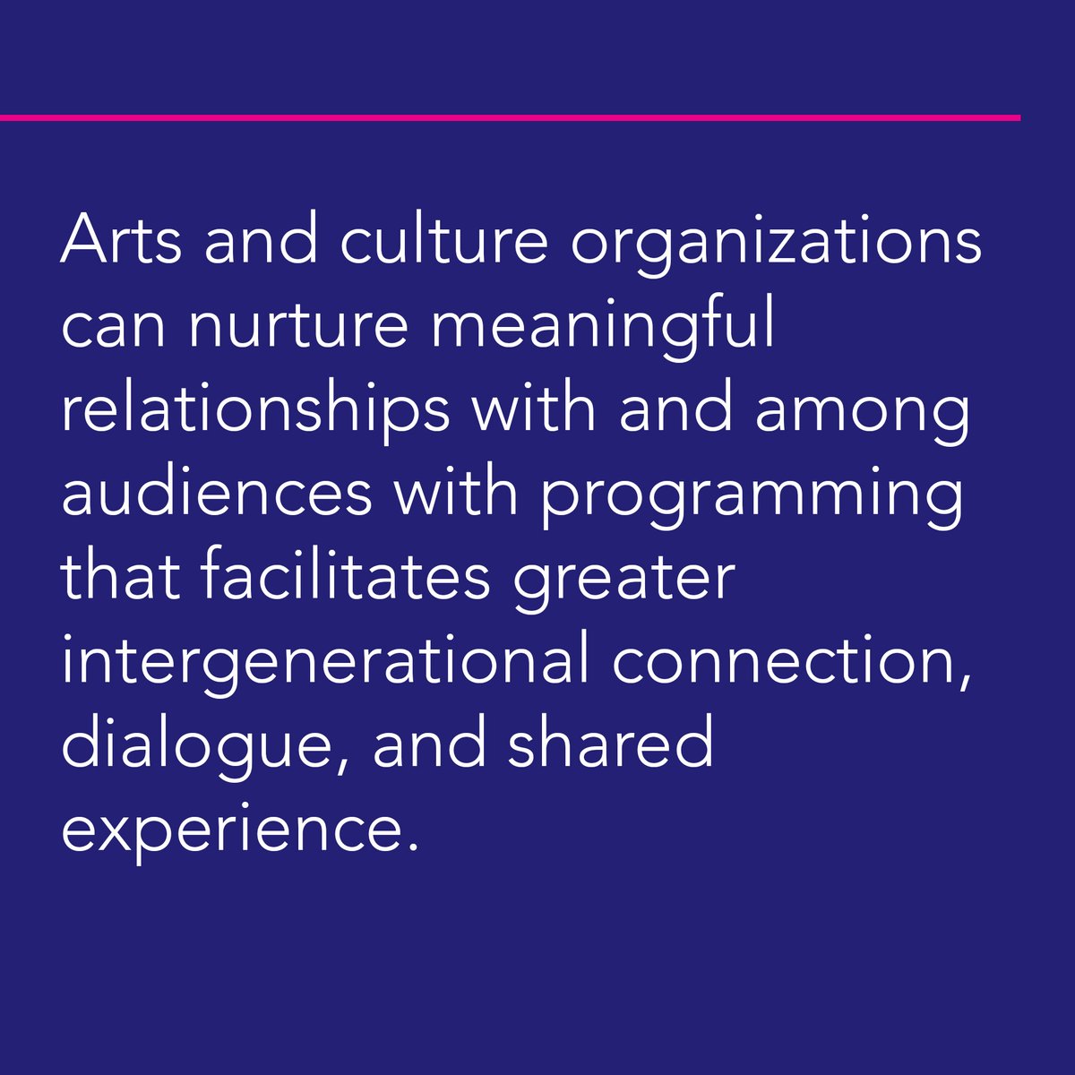 EAMPhil's tweet photo. The Untapped Opportunity: Older Americans & The Arts report from @CultureTrack encourages #arts and cultural organizations to challenge perceptions about age. @LaPlacaCohen @SloverLinett #CultureTrack #CCTTstudy https://t.co/zPn6uY6uZs