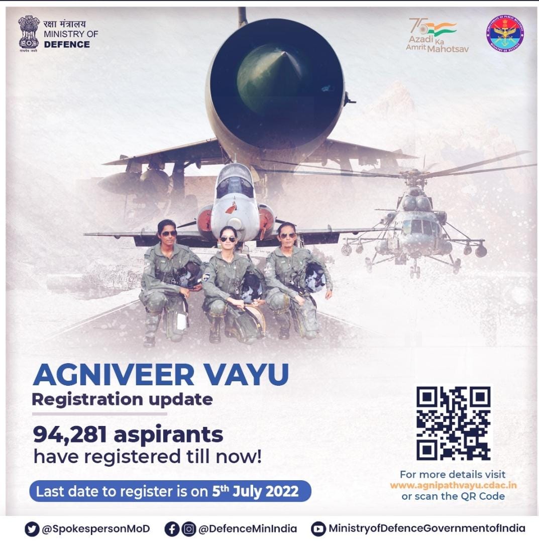 #NationalCadetCorps
#Agnipath
#BharatkeAgniveer
Over 90,00,000 aspiring Agniveers have registered for Agnipath Scheme.
14(O)Bn