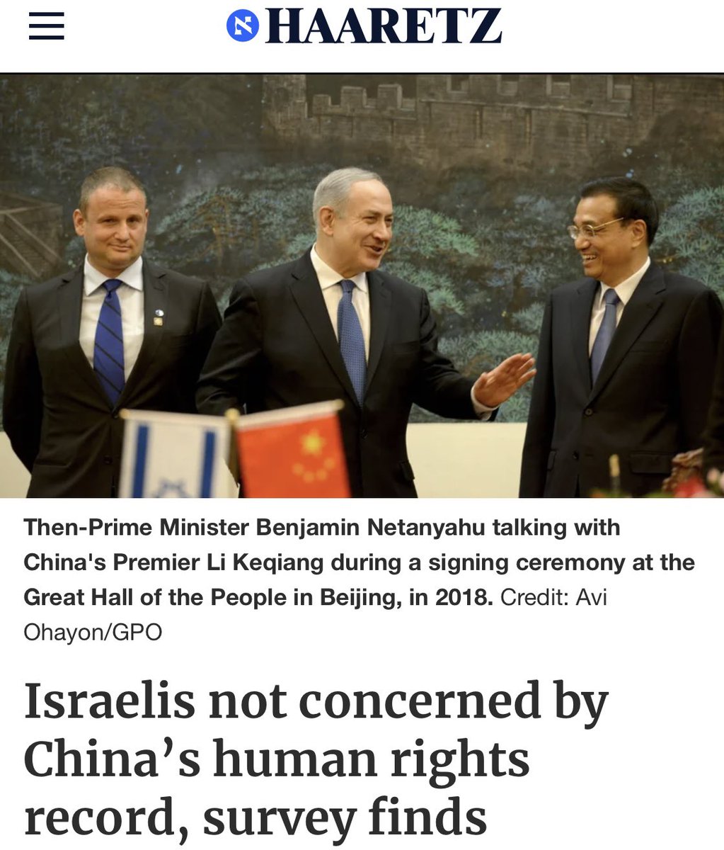 Israel puts Muslims in cages, so why would Israelis care about Chinese concentration camps?
