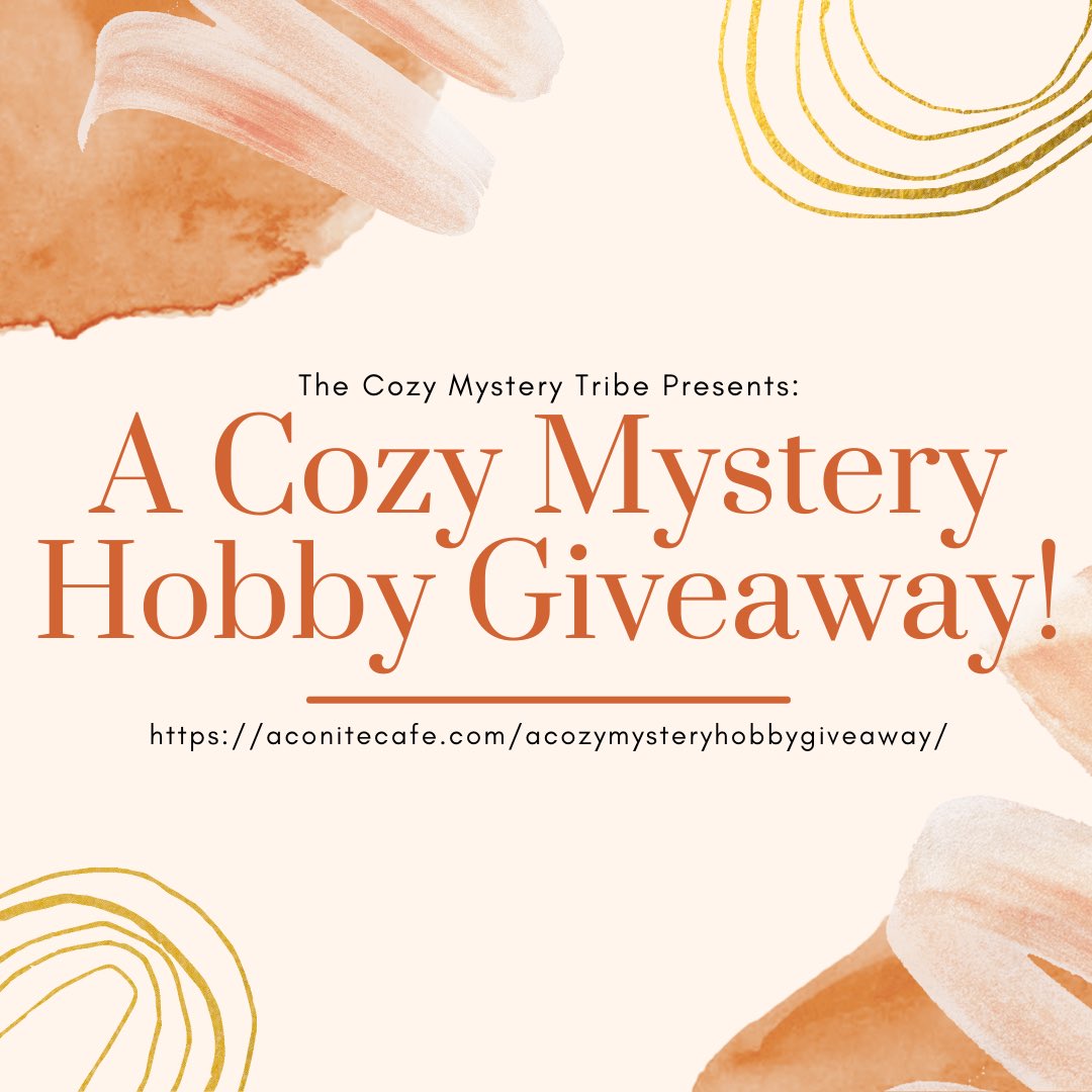 StellaBixby's tweet photo. Have you entered the Cozy Hobby Giveaway yet? #cozymystery #giveaway https://t.co/9KvOLWuXJO https://t.co/6tMgaRmuOA