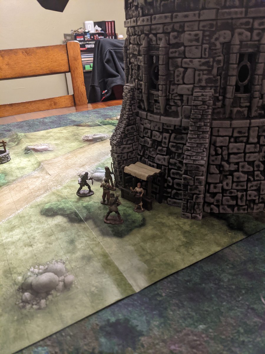 AnubisPrime's tweet photo. Setting up Curse of Strahd- Old Bonegrinder for tomorrow night. :) https://t.co/TgTYd3eWPK