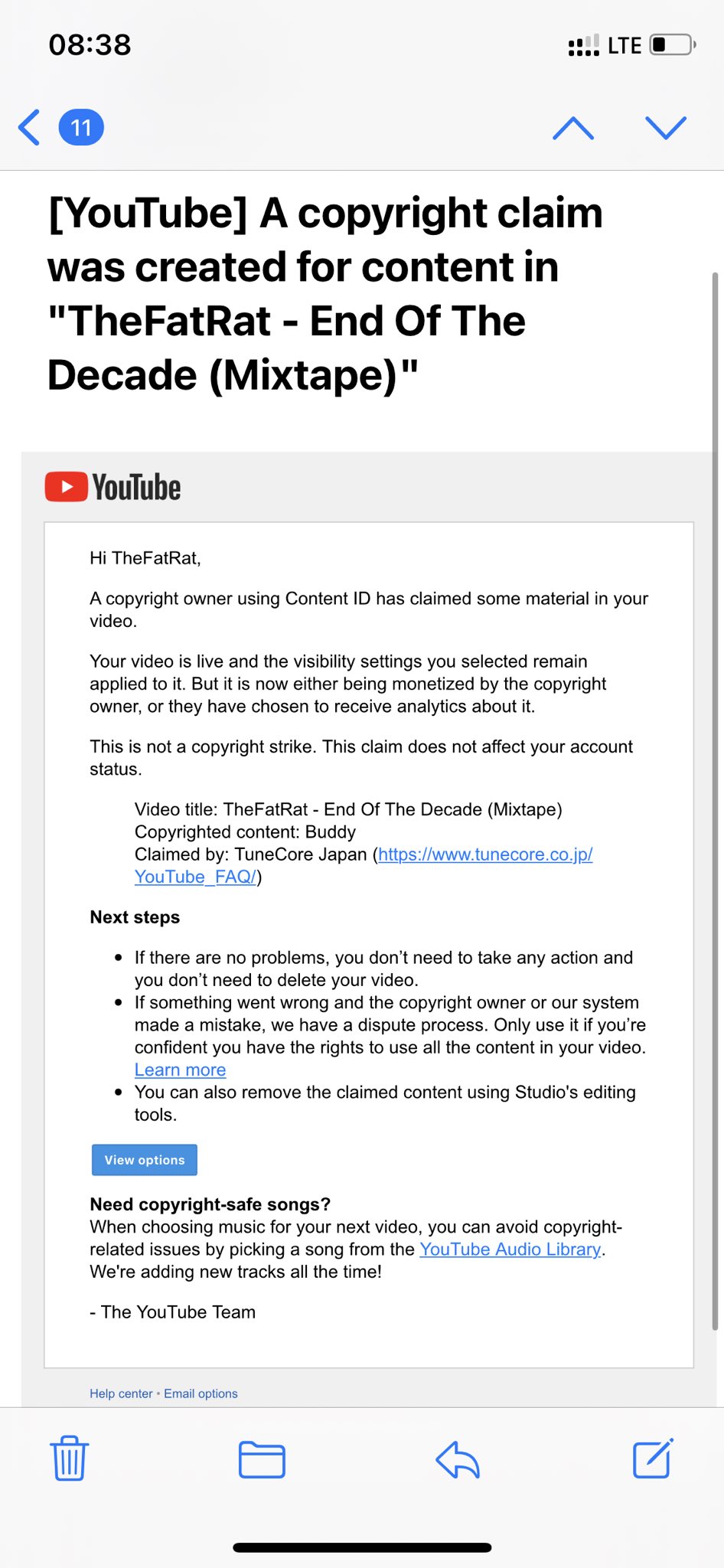 TheFatRat على X: &ldquo;Yo @TuneCore we already submitted that this is 