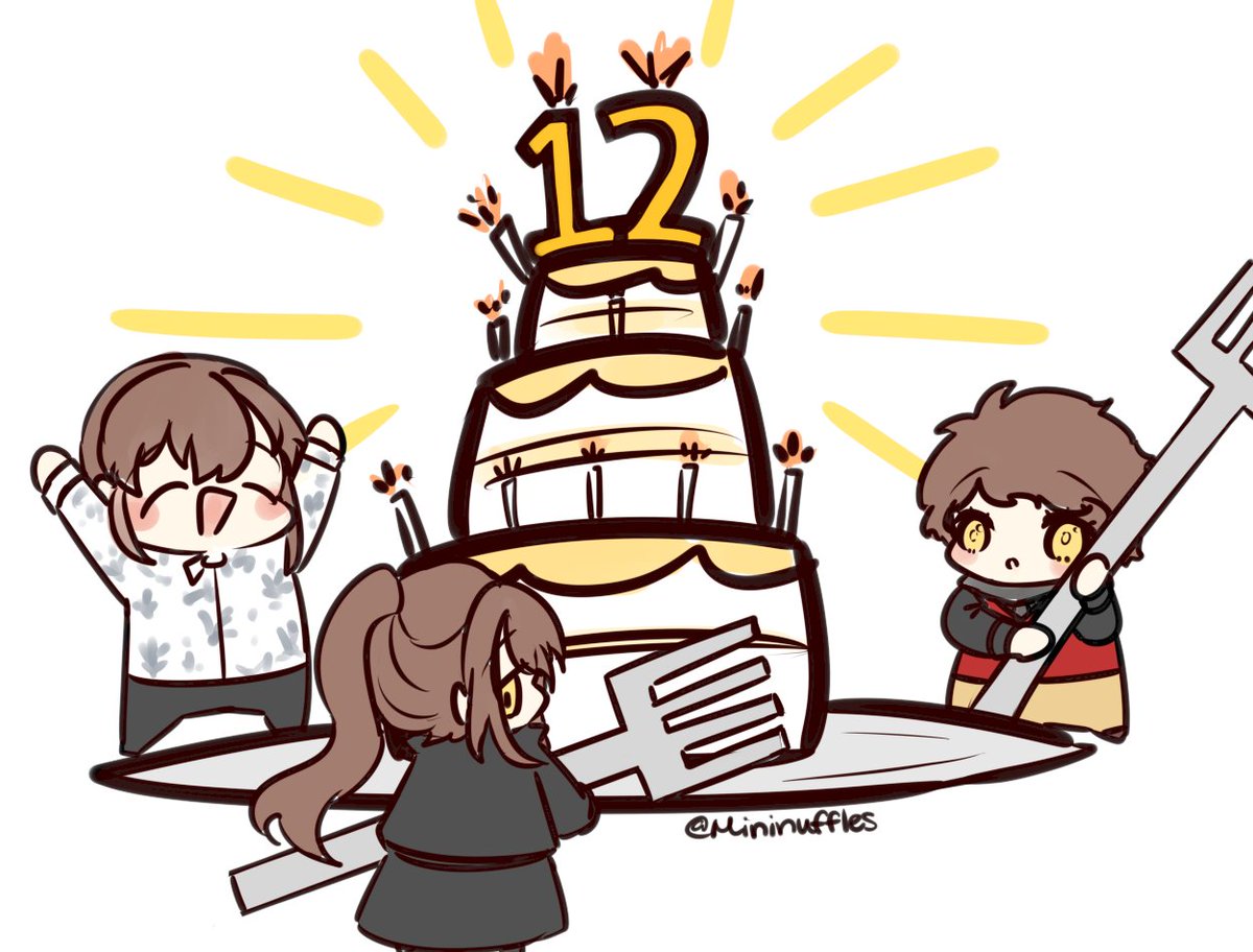 「Small🌰Bams🌰 celebrating ToG 12th anniv」|Mininuffles | Commissions Open!のイラスト