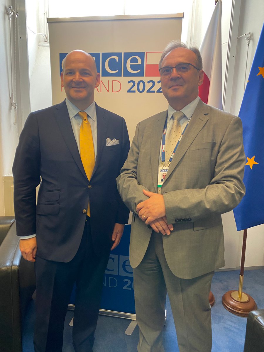 Adam Hałaciński (@adamhalacinski) on Twitter photo Pleased to have talked with high level officials from capitals participaring in this year's #OSCE Annual Security Review Conference. Virtual discussions can't substitute exchanges in person. .<a href="/mission_vienna/">Mission of the Republic of North Macedonia Vienna</a>
<a href="/SinisaBencun/">Sinisa Bencun</a> <a href="/usosce/">U.S. Mission to OSCE</a>
#ASRC Pleased to have talked with high level officials from capitals participaring in this year's #OSCE Annual Security Review Conference. Virtual discussions can't substitute exchanges in person. .<a href="/mission_vienna/">Mission of the Republic of North Macedonia Vienna</a>
<a href="/SinisaBencun/">Sinisa Bencun</a> <a href="/usosce/">U.S. Mission to OSCE</a>
#ASRC