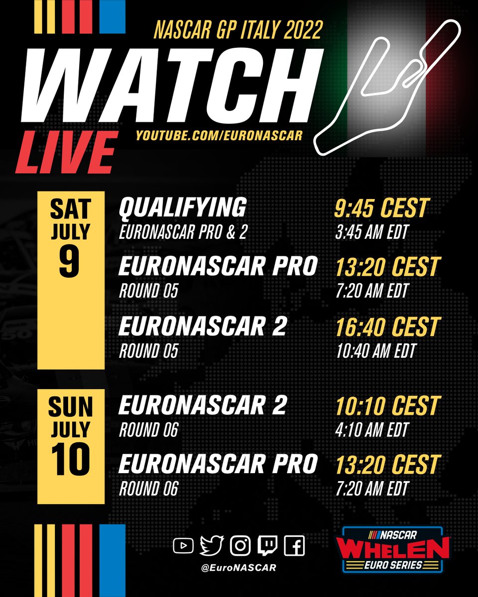 NASCAR Euro Series tweet media