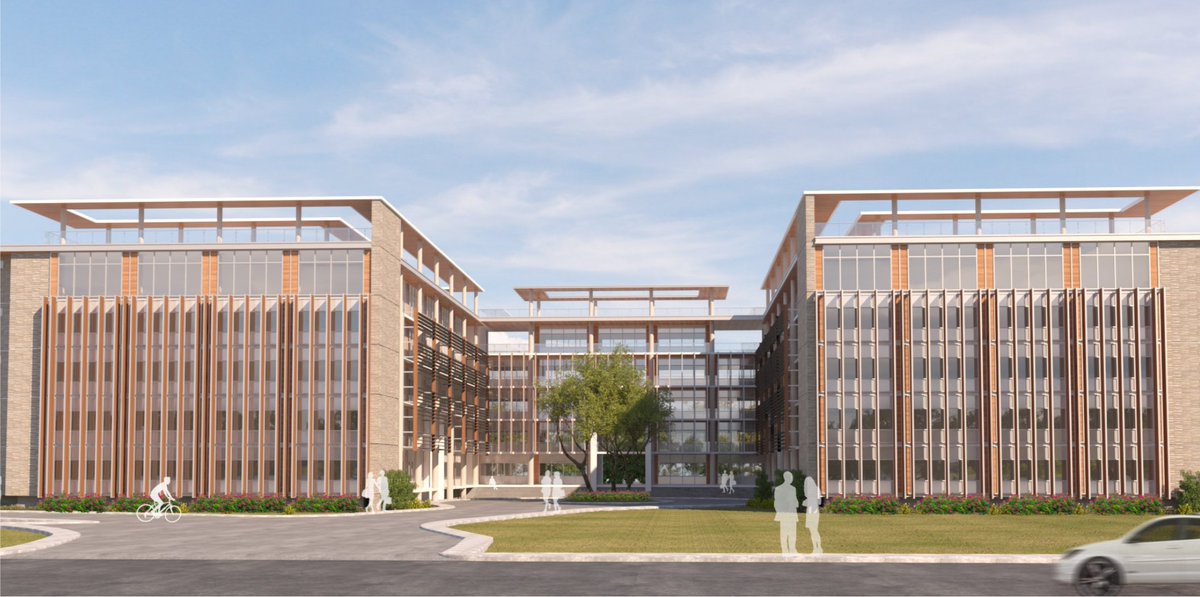 260architects's tweet photo. Keeping in mind the tropical climate of the Philippines, this conceptual design for a high school featured both vertical and horizontal brise soleil. These features would be handy, especially during the summer. #260Architects https://t.co/dqE39EFA61