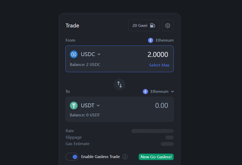 Want to save some gas now ? Come and try Hashflow Gasless ！ <a href="/hashflow/">hashflow</a> #Trades