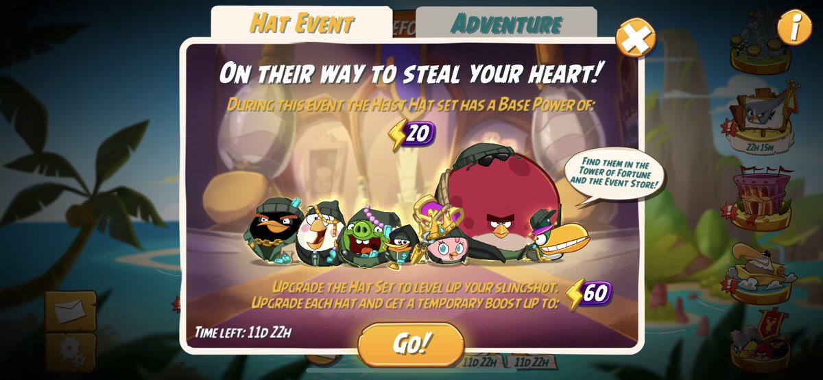 Angry Birds Facts • on Twitter "Fact 2452 The Heist hat set is now