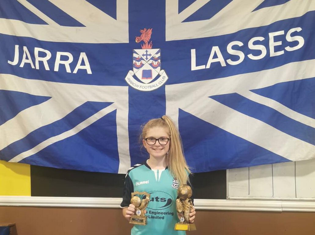 JarrowLassesU18's tweet photo. π₯³ Happy birthday to #JarraLass Milly π
Mills works hard week in week out, helping right across the pitch with surging runs and hard tackles - might need a nap after though #WorkHardNapHard
Happy 14th birthday beautifulπ https://t.co/fhpWnpVobr
