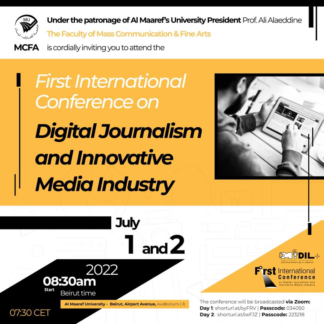 MaarefUni's tweet photo. The conference just started!

If you are not able to attend in person, you may join the conference virtually via Zoom.

Conference's Link:
- Day 1: https://t.co/sPtf0mpaRe - Passcode: 034050

Looking forward to your participation!
#MU #MUMCFA https://t.co/iNYppEFYXd