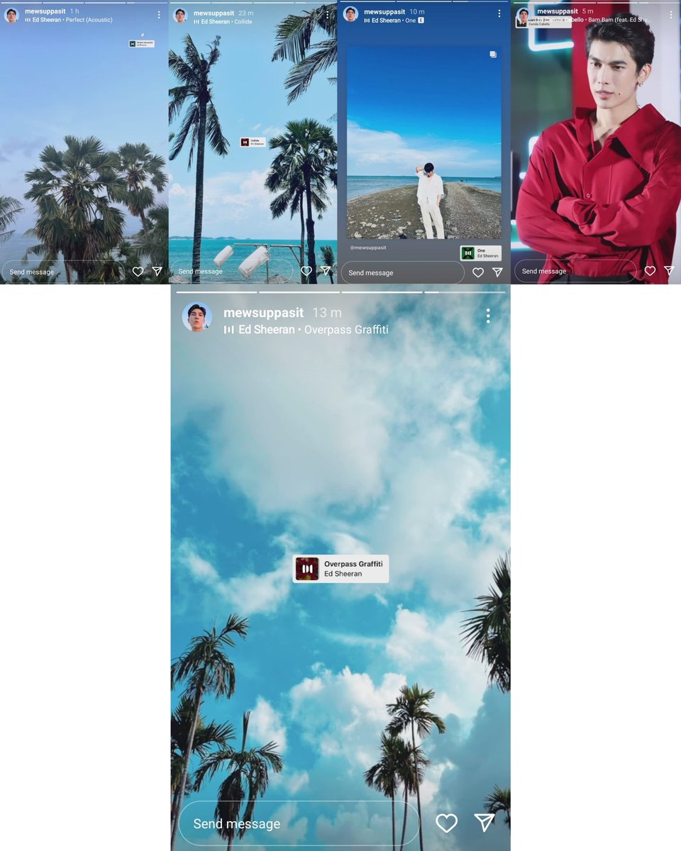 gulflowie__'s tweet photo. i really thought hevs collab with ed sheeran but it turns out, bumkey..then, whats with these igs with ed sheeran's songs, pmiu? 🤭😌 https://t.co/GubHKIeiiP