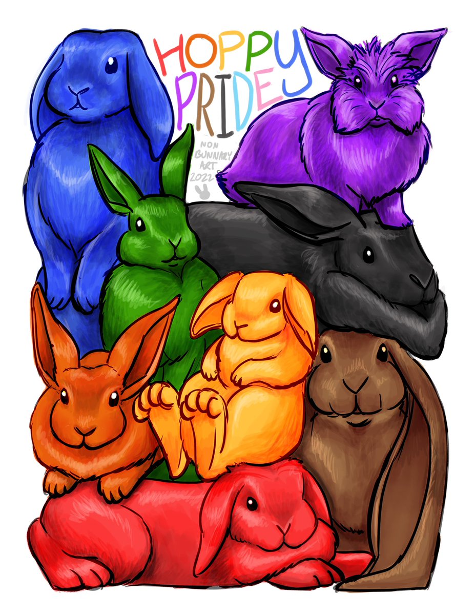 non_bunnary's tweet photo. Might as well post the one piece of #Pride art I managed to finish. June is ending, but Pride is year round babey

#Pride2022 https://t.co/MnYMOIK9Vc