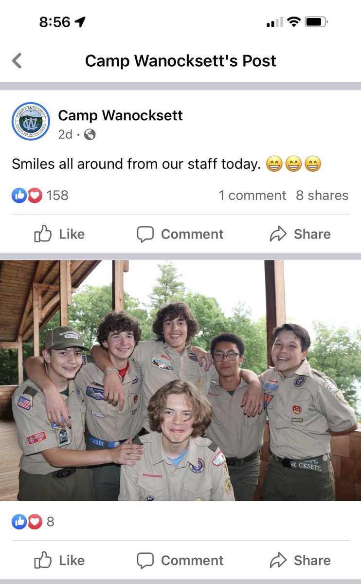 It’s good to see T75’s Nate as a CIT at 🏕 Wanocksett this summer!
