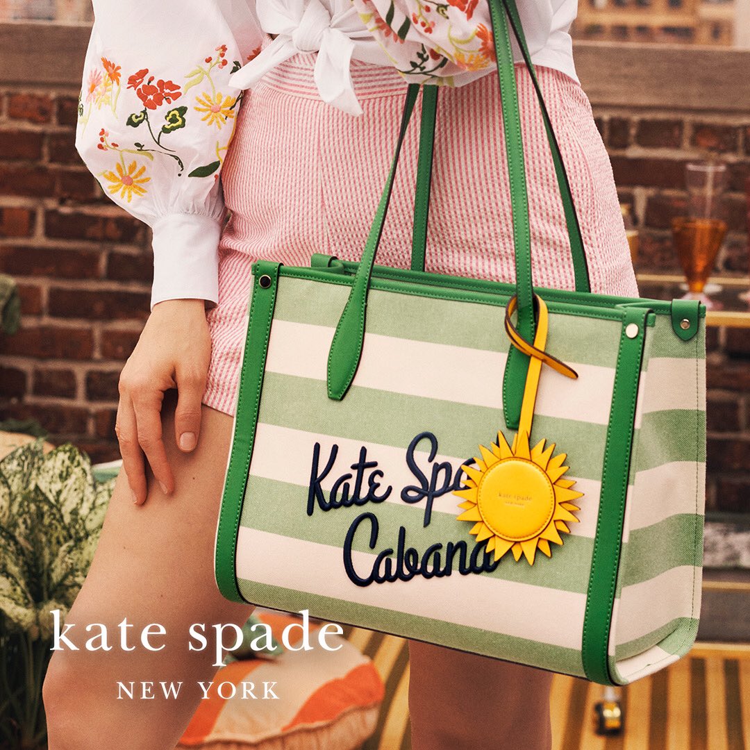 kate spade new york Miss/Mrs Canvas Tote