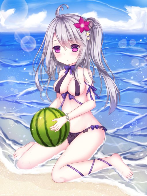 暑いので過去に描いた版権水着イラストを再掲してみる🏖
絵柄の変化を感じる・・・!! 