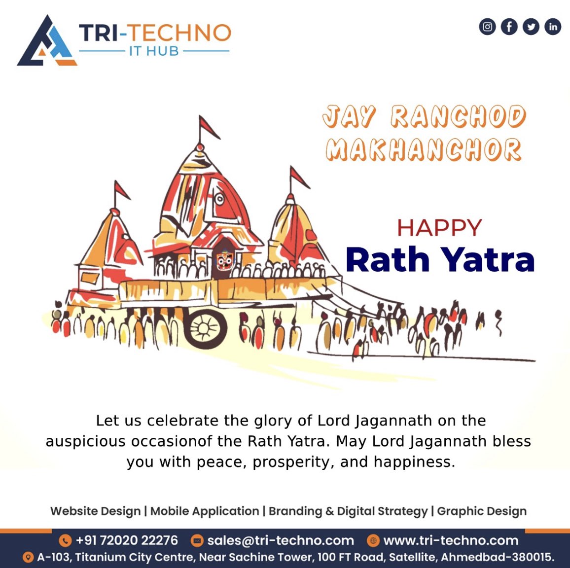 techno_ithub's tweet image. #RathaYatra #tritechno #digitalmarketing