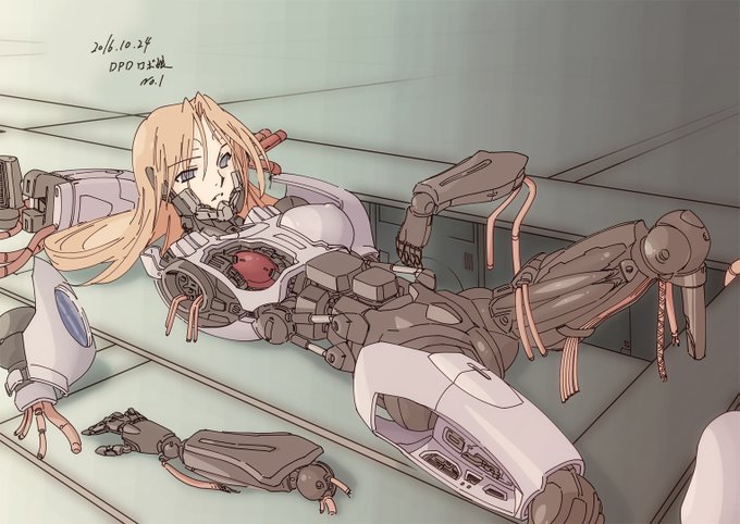 #7月になったのでフォロワーさんに自己紹介しようぜ
主にロボ娘さんやサイボーグ娘さん達を描いています。 