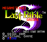 TMax1323's tweet photo. Ya disponible la traducción al Español de Last Bible Special para la Game Gear. Basado en el gran trabajo de @MrRichard999, @RetroTranslator y SSTranslations.
https://t.co/xO9MuBOGG4
#ShinMegamiTensei #MegamiTensei #LastBible #SEGA #GameGear #Español #GameFAQs #Retrogaming https://t.co/jtWj4cnLk8