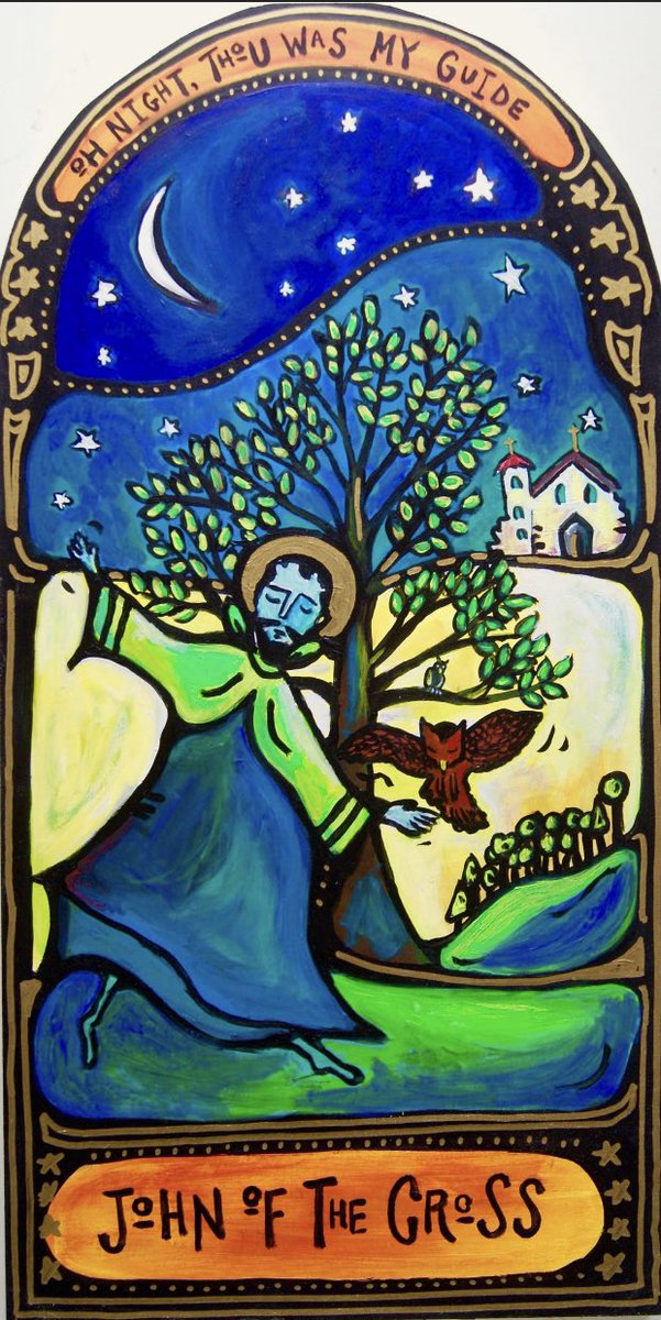 John_oftheCross's tweet photo. (Art credit: Marcy Hall Art) https://t.co/zUa5kawJqa
