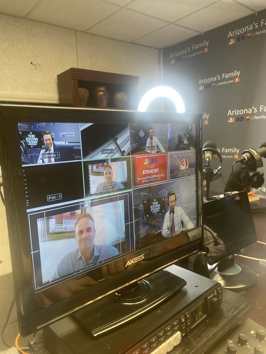 oeisenhauertv's tweet image. What a day! 

With so much happening surrounding the @pac12 and realignment, @azfamily had the chance to sit down and speak to the amazing @DougHaller of @TheAthletic! 

Join #TheExtraPoint tonight and check out the podcast online with @MarkMcClune to hear everything!