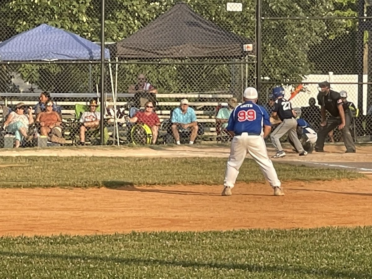 jilliannerenee's tweet photo. “Having a good time!” Congrats to my son’s team, District Champs! 💙⚾️❤️🏆 https://t.co/o2InhmEQNT
