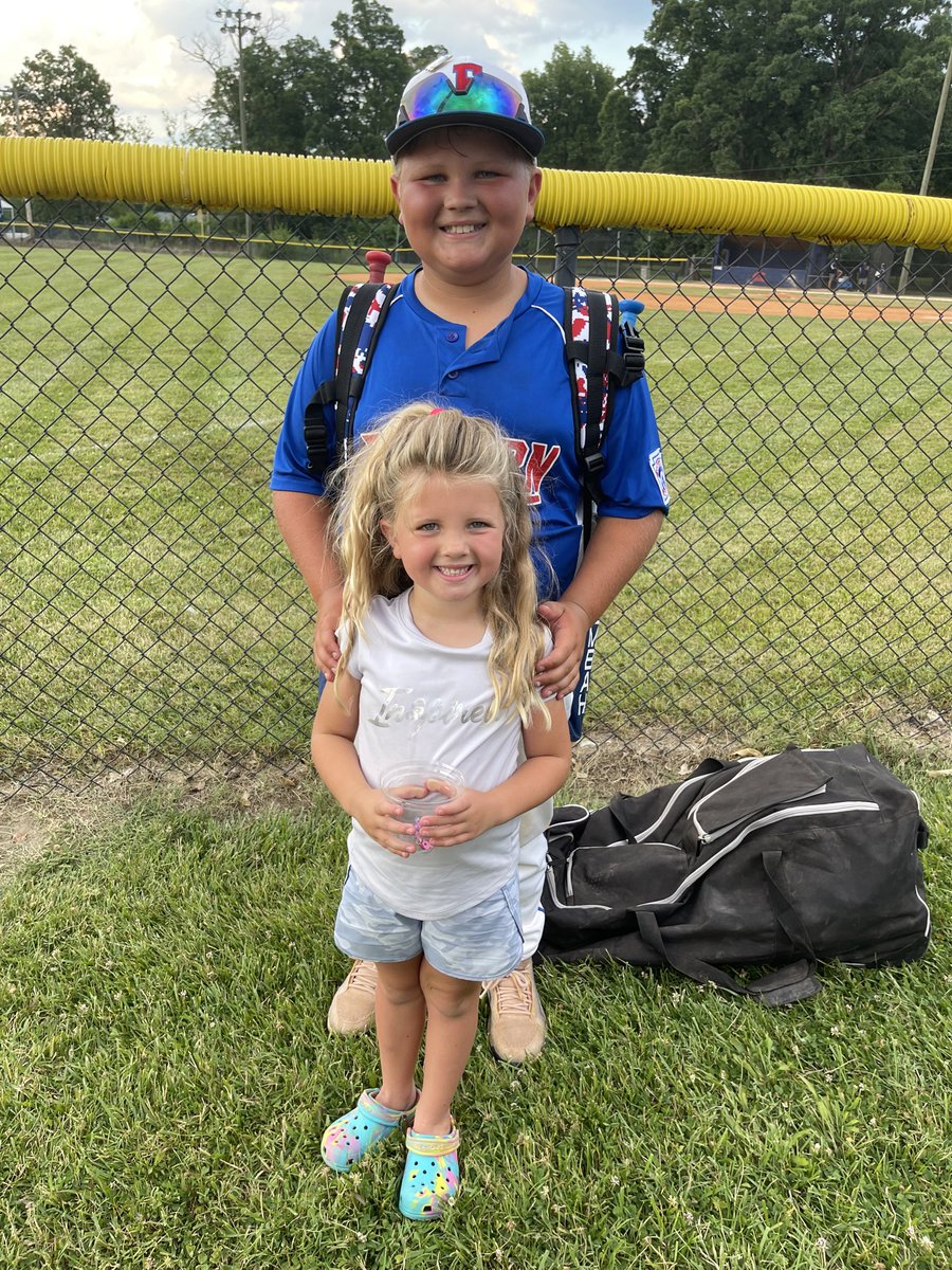 “Having a good time!” Congrats to my son’s team, District Champs! 💙⚾️❤️🏆
