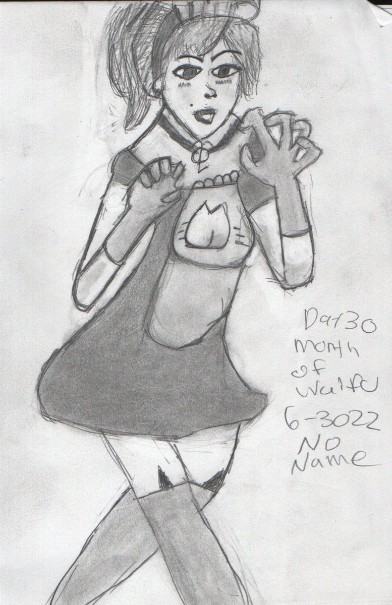 Anime Waifu Month Day 30 (Final Day)
#waifu #animegirl #anime #drawing #art #Pencildrawing  #ArtistOnTwitter #challenge #waifumonth #finalday