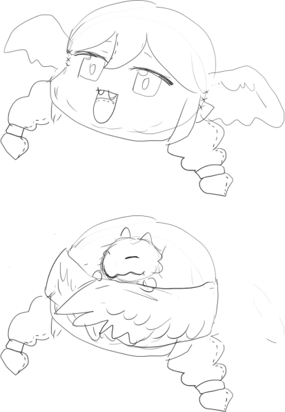 if selen head pillow x wing blanket merch is real 