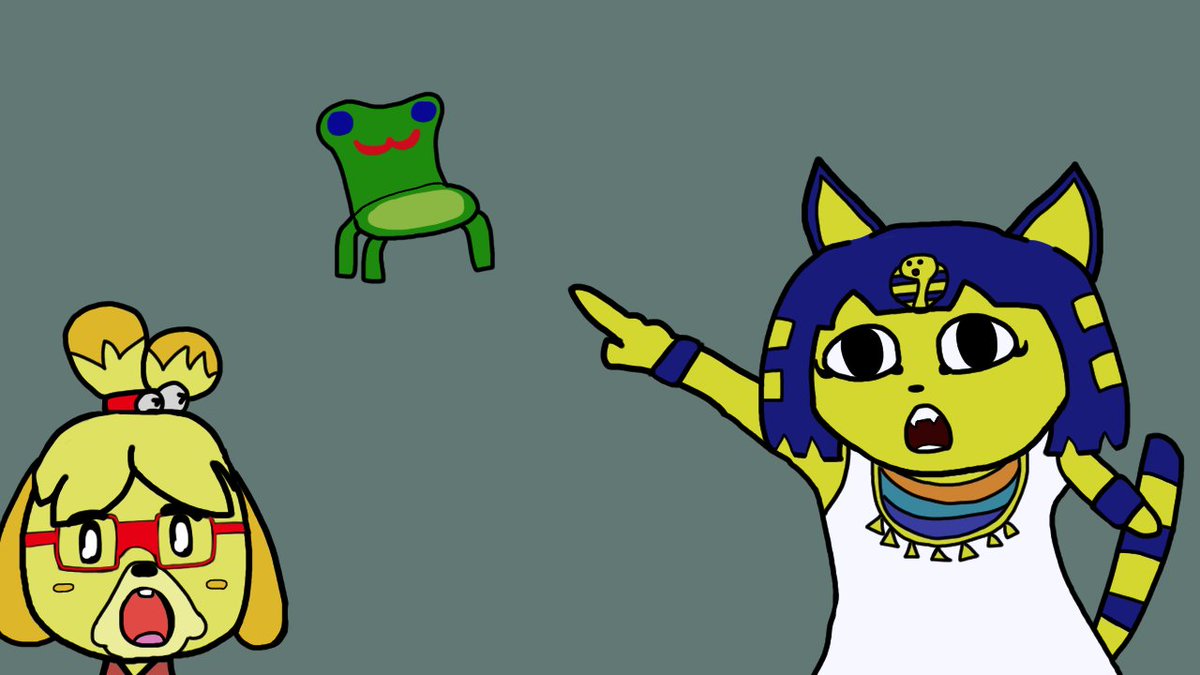 TanteiRotana's tweet photo. Froggy Chair https://t.co/vMgDjII8yr