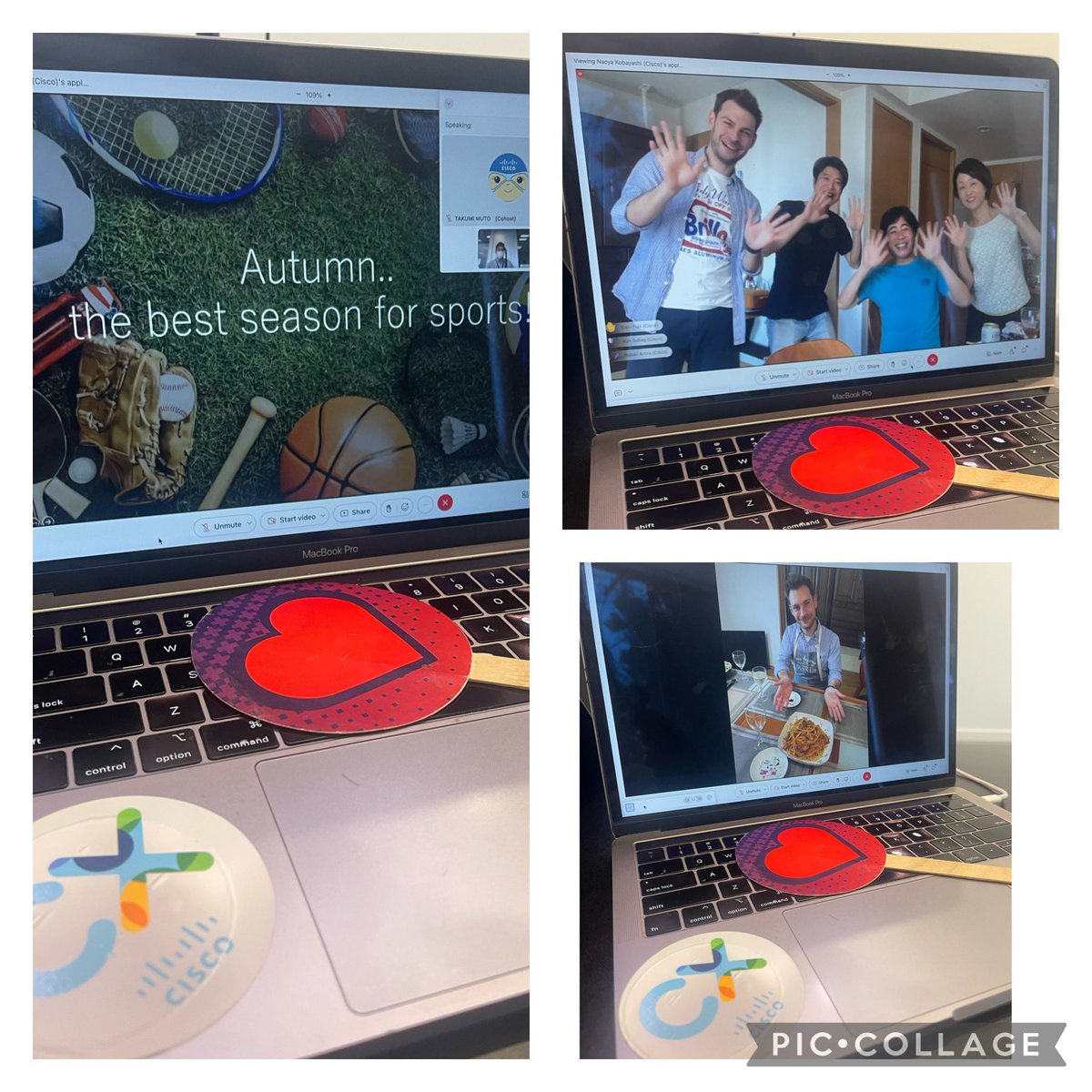 VarshaKanwar's tweet photo. A glimpse into the ❤️ of Japan with our amazingly creative #CiscoCX Japan team organizing a super interactive, engaging and fun filled virtual tour as part of #LiveLearnLaugh initiative. #WeAreCisco #BestTeam  #LoveWhereYouWork #FriYaYFeeling 😍 https://t.co/f4aPffrQbN