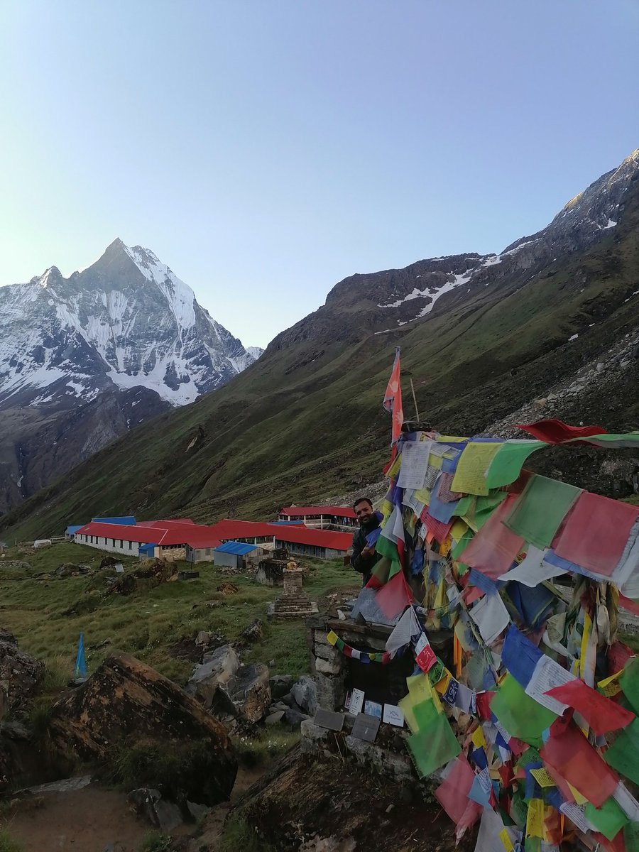 Morning view from Annapurna Basecamp.