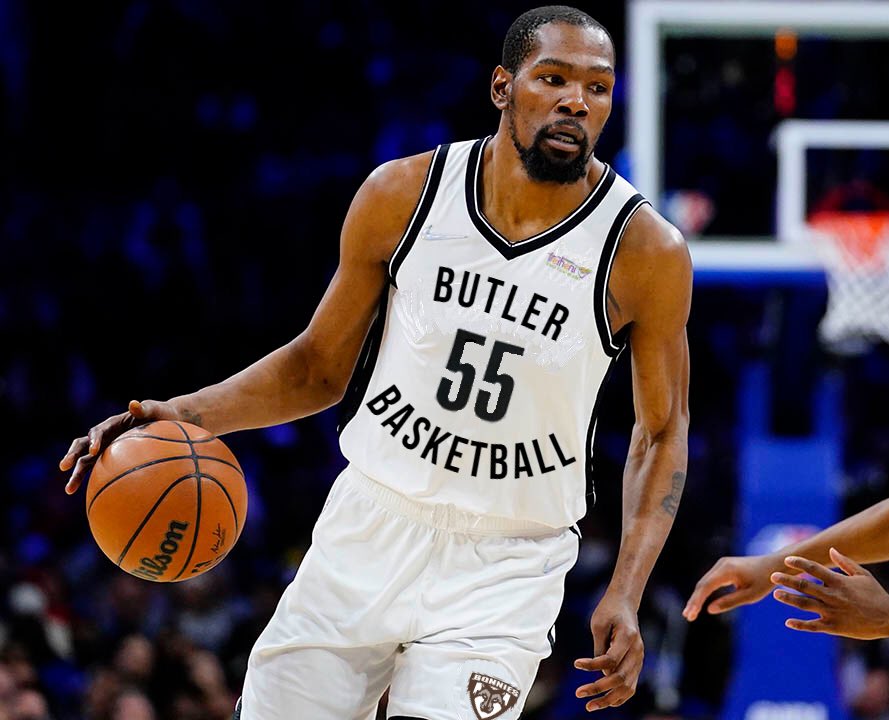 AmateurButler's tweet photo. Sorry @wojespn, but we break our own news. Kevin Durant is the newest member of the BBA https://t.co/uvBQzM9g6r