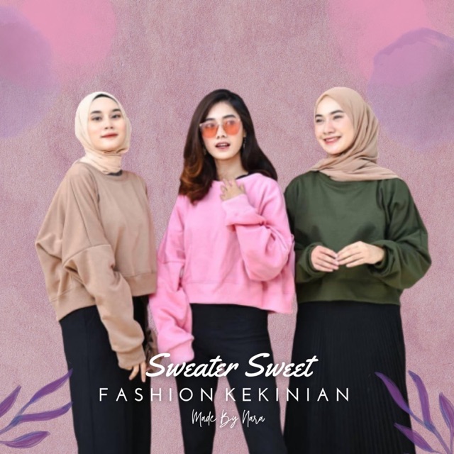 niscaaa's tweet photo. Saya menjual CROP SERIES Sweater Sweet F... seharga Rp. Dapatkan di Shopee sekarang! https://t.co/E0yWyadbn5 #ShopeeID https://t.co/zGBDKLxUTk