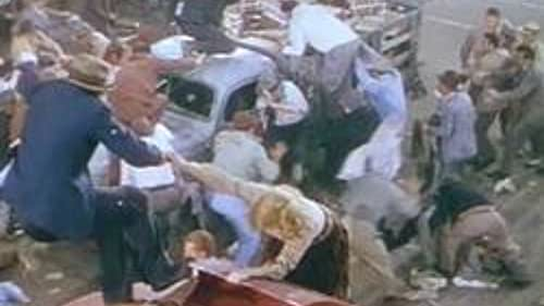 Forget what I said about humanity being nice in War of the Worlds 1953. Humanity turns on itself at the end.