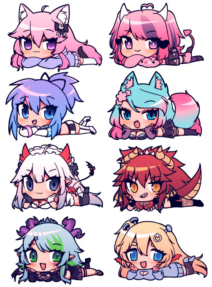 I made these lanyards you can get them at the VShojo booth at AX yayayaya 🎉🎉🎉 https://t.co/PGAz69Z6NI 
