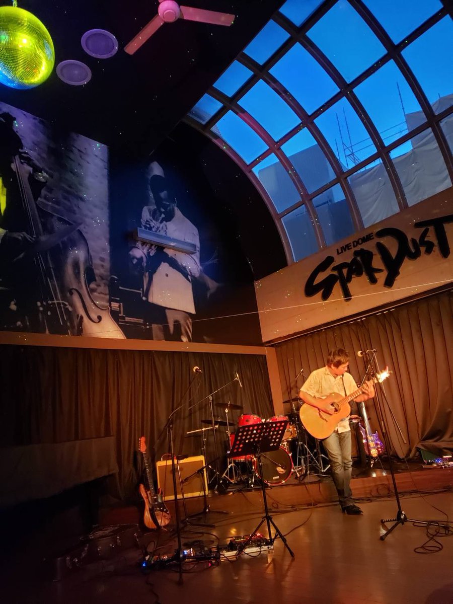 Tacchy_guitar's tweet photo. 昨日の「#Tacchy Special Live」@本町 #Stardust 、ご来場頂いた皆様、関係者各位、ありがとうございました！

デュオ #CC2A からの、バンドで「#ラルク 」を実現する事ができ、皆様に楽しんで頂けた様で感無量です♪

ゲストの #CC本郷 君、サポートの #nao 君と #ユキエおねえさん、お疲れ様でした♪ https://t.co/QR5K1DEtSL