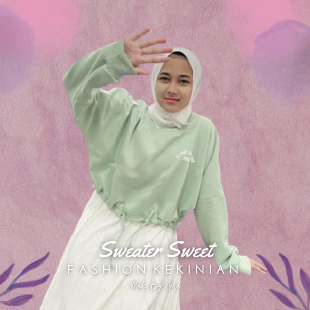 niscaaa's tweet photo. Saya menjual CROP KERUT Sweater Sweet Fa... seharga Rp. Dapatkan di Shopee sekarang! https://t.co/8cTDqBN7YR #ShopeeID https://t.co/FCP7GtVufJ