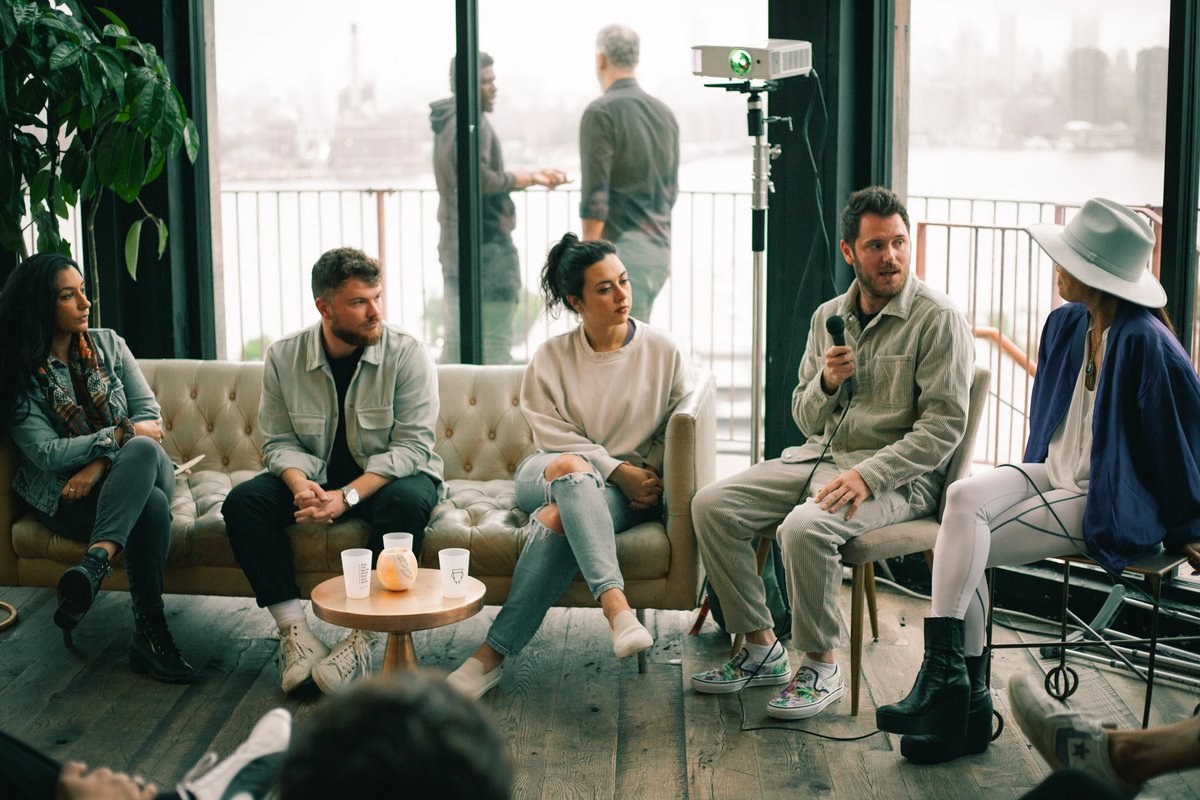 TB to last week at <a href="/NFT_NYC/">NFT.NYC</a> when REALM's CEO Matt Larby spoke on a panel organized by <a href="/nft_4good/">NFT4Good</a> and <a href="/byebyeplastic/">Bye Bye Plastic Foundation</a> at <a href="/WburgHotel/">The Williamsburg Hotel</a> 🔥🕳️🌀

📸 cred @29visualz on IG

#nftnyc #nftnyc22 #sustainability #metaverse #EnterREALM